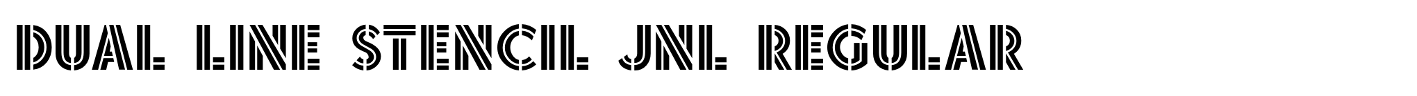 Dual Line Stencil JNL Regular image